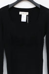SWAYING/KNIT Seamless Cashmere Top SW212SZ01 Black PS8